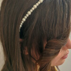 تل مو مجلسی تمام مروارید سنگی سایز کوچک